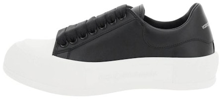 (Women) Alexander McQueen Smooth Calfskin Low Top 'Black White' 212527NSN0000111070 (Women) Alexander McQueen Smooth Calfskin Low Top 'Black White' 212527NSN0000111070
