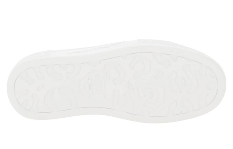 (W) Alexander McQueen Smooth Calfskin Low Top 'Black White' 圖 5