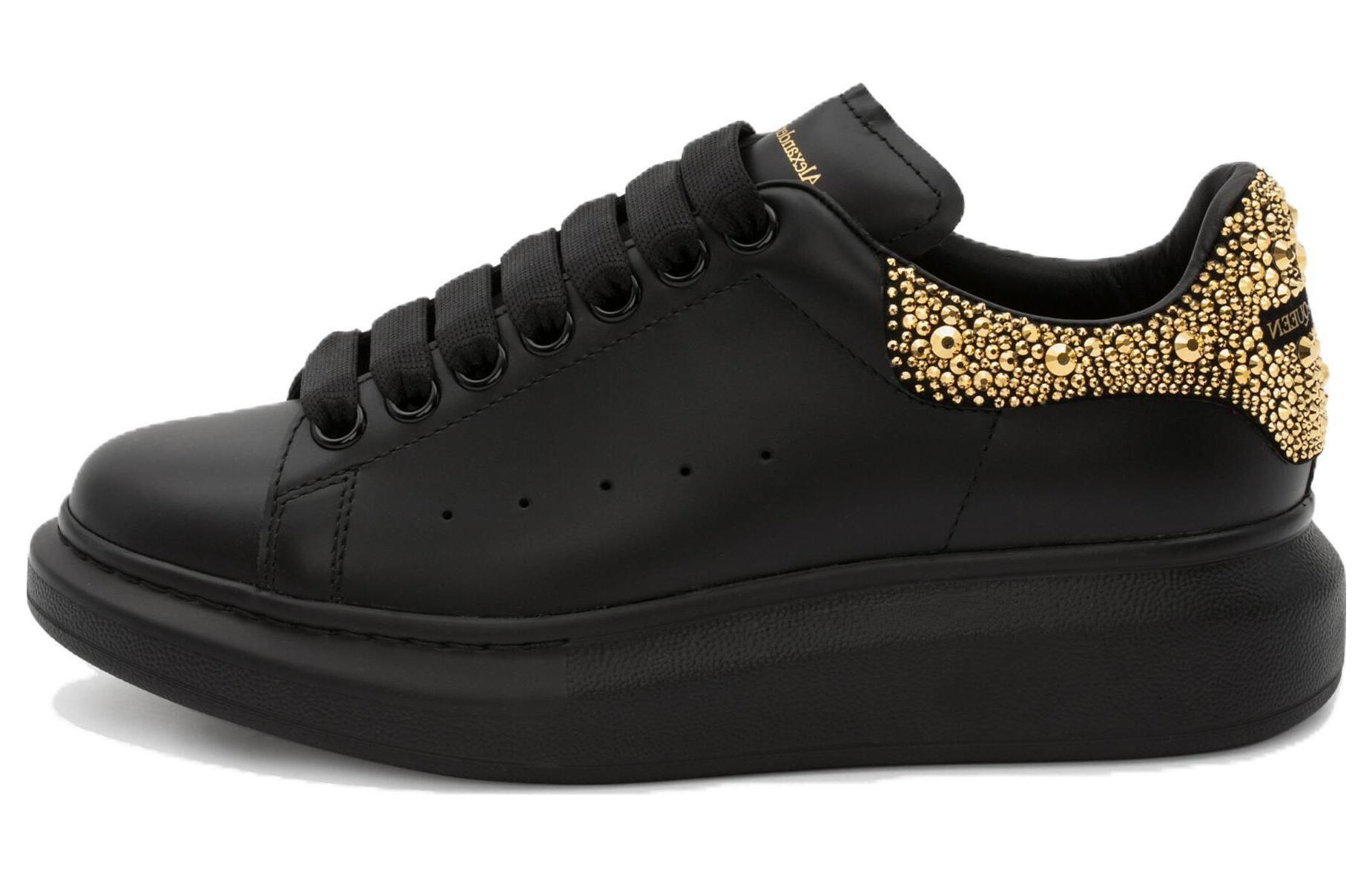 (Women) Alexander McQueen Sneaker 'Black Gold' 666407WIA4Z1456