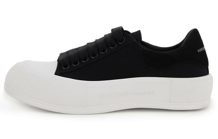 (Women) Alexander McQueen Sneaker 'Black White Low Top' 212527NSN0000071070