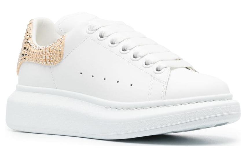 Lookbook (W) 알렉산더 맥퀸 크리스탈 아이보리 스니커즈 744472WIDJE8814