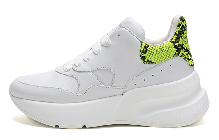 (Women) Alexander McQueen Sneaker 'Fluorescent Green Snake' 586410WHXI39179