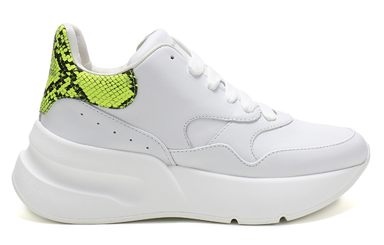 Order (W) Alexander McQueen Sneaker 'Ular Hijau Fluoresen' 586410WHXI39179