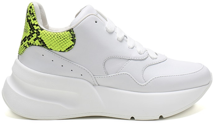 (W) Alexander McQueen Sneaker 'Ular Hijau Fluoresen' 586410WHXI39179 Order (W) Alexander McQueen Sneaker 'Ular Hijau Fluoresen' 586410WHXI39179