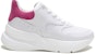 (W) Alexander McQueen Oversized Runner Sneakers 'Putih Rose Merah Jambu' 586410WHRUB9373