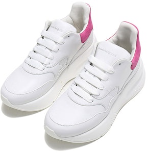 (W) アレキサンダー・マックイーン オーバーサイズ ランナー スニーカー 「ホワイト/ローズピンク」 586410WHRUB9373 Lookbook (W) アレキサンダー・マックイーン オーバーサイズ ランナー スニーカー 「ホワイト/ローズピンク」 586410WHRUB9373