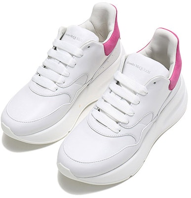 (Women) Alexander McQueen Oversized Runner Sneakers 'White Rose Pink' 586410WHRUB9373 Lookbook (Women) Alexander McQueen Oversized Runner Sneakers 'White Rose Pink' 586410WHRUB9373