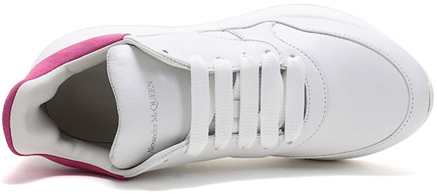 (Women) Alexander McQueen Oversized Runner Sneakers 'White Rose Pink' 586410WHRUB9373 Purchase (Women) Alexander McQueen Oversized Runner Sneakers 'White Rose Pink' 586410WHRUB9373