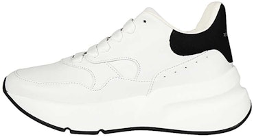 (Women) Alexander McQueen Sneaker 'White Black' 586409WHRUB9034 (Women) Alexander McQueen Sneaker 'White Black' 586409WHRUB9034