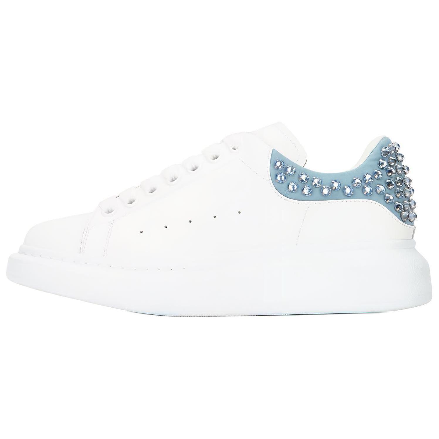 (Women) Alexander McQueen Sneaker 'White Blue' 586393WHWKH9123