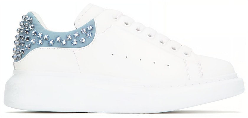 (W) Alexander McQueen Sepatu 'Putih Biru' 586393WHWKH9123 Order (W) Alexander McQueen Sepatu 'Putih Biru' 586393WHWKH9123