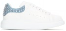 Order (W) Alexander McQueen Sepatu 'Putih Biru' 586393WHWKH9123
