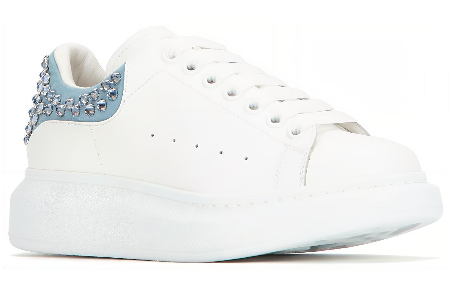 Lookbook (W) Alexander McQueen Sepatu 'Putih Biru' 586393WHWKH9123