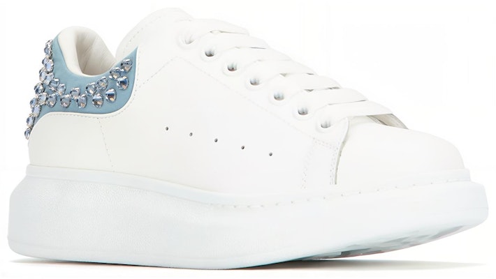 (W) Alexander McQueen Sepatu 'Putih Biru' 586393WHWKH9123 Lookbook (W) Alexander McQueen Sepatu 'Putih Biru' 586393WHWKH9123