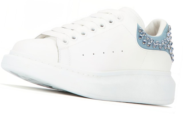 (W) Alexander McQueen Sepatu 'Putih Biru' 586393WHWKH9123 Shop (W) Alexander McQueen Sepatu 'Putih Biru' 586393WHWKH9123