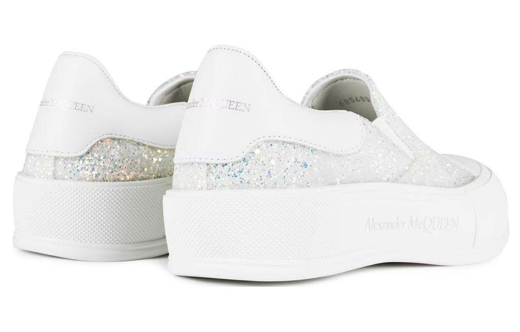 Shop (W) Sepatu Alexander McQueen 'Kulit Putih' 685689W4SA28316