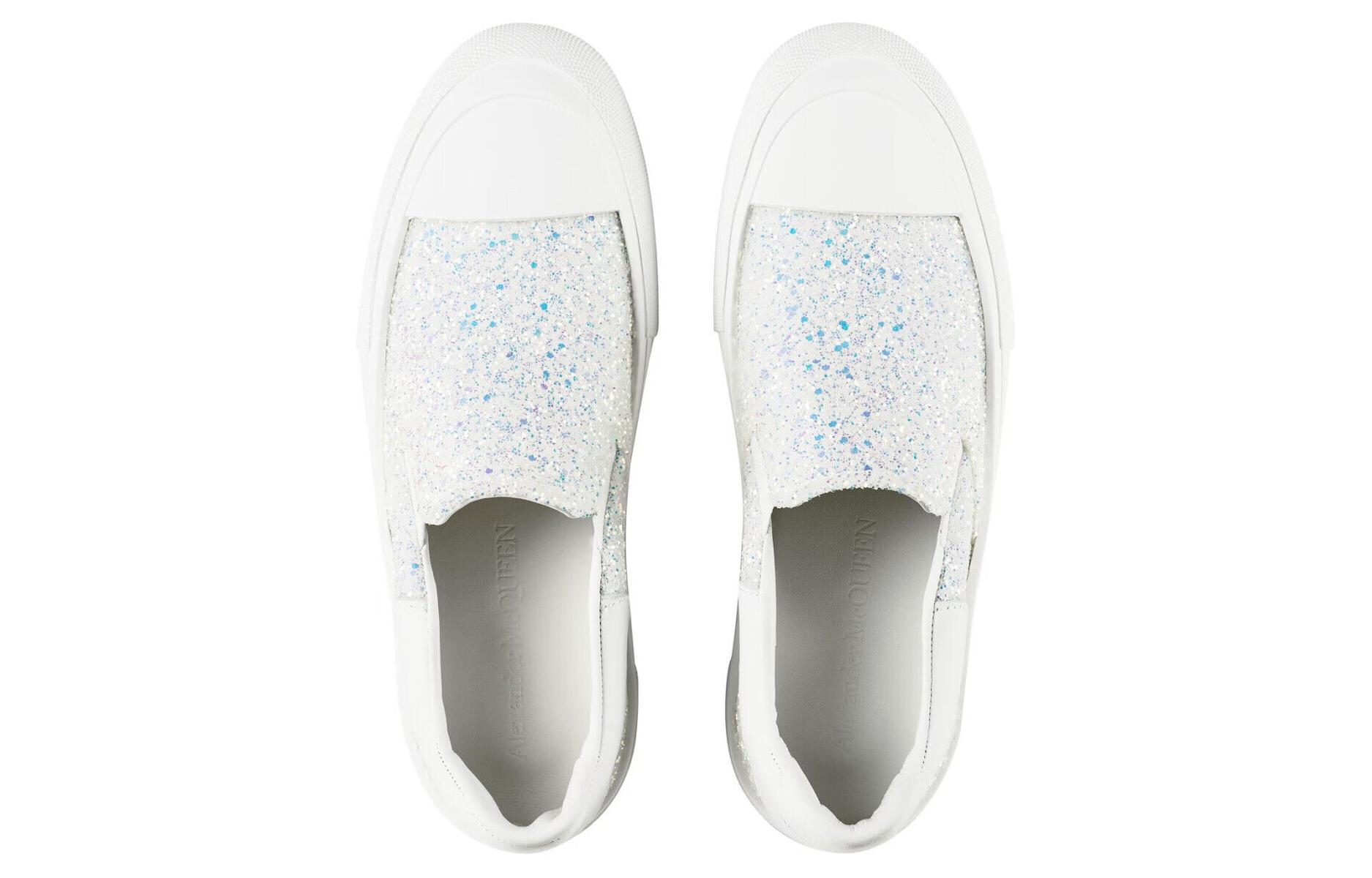 Purchase (W) Sepatu Alexander McQueen 'Kulit Putih' 685689W4SA28316