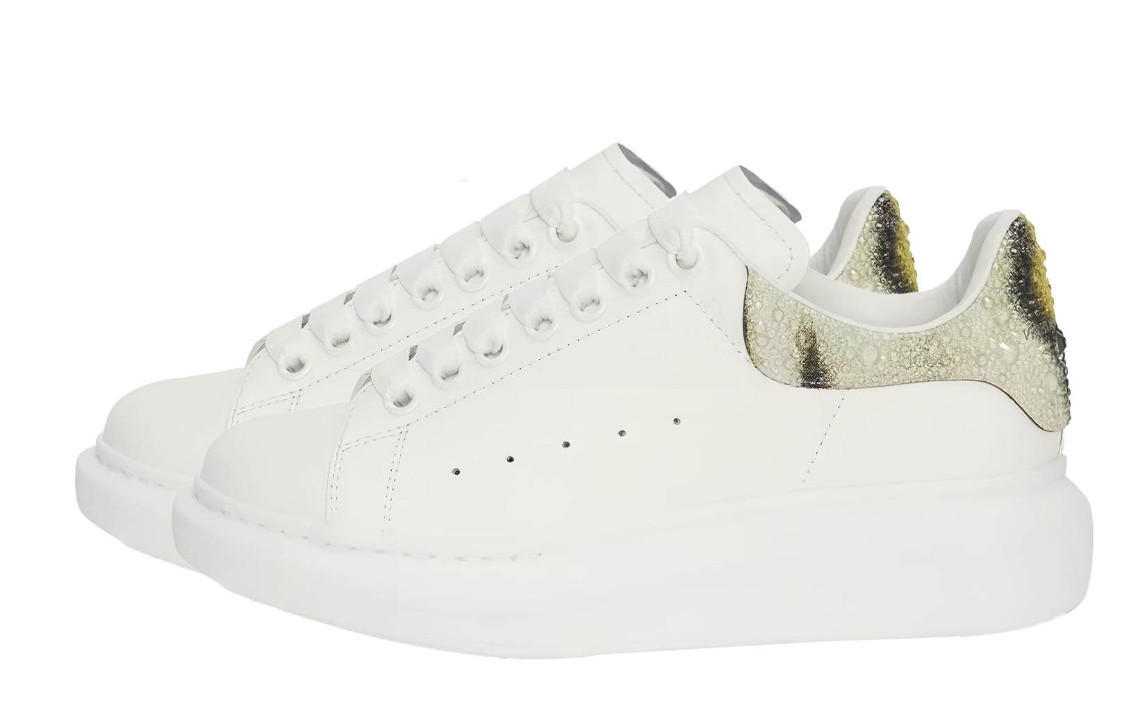 (W) Alexander McQueen Sneaker 'White Low Top' 圖 3