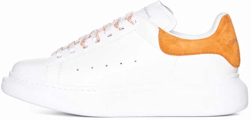Orange and white alexander 2025 mcqueen sneakers