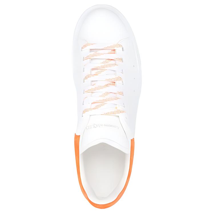 Shop (W) Alexander McQueen Sneaker 'Putih Oranye' 718139WIBN28825