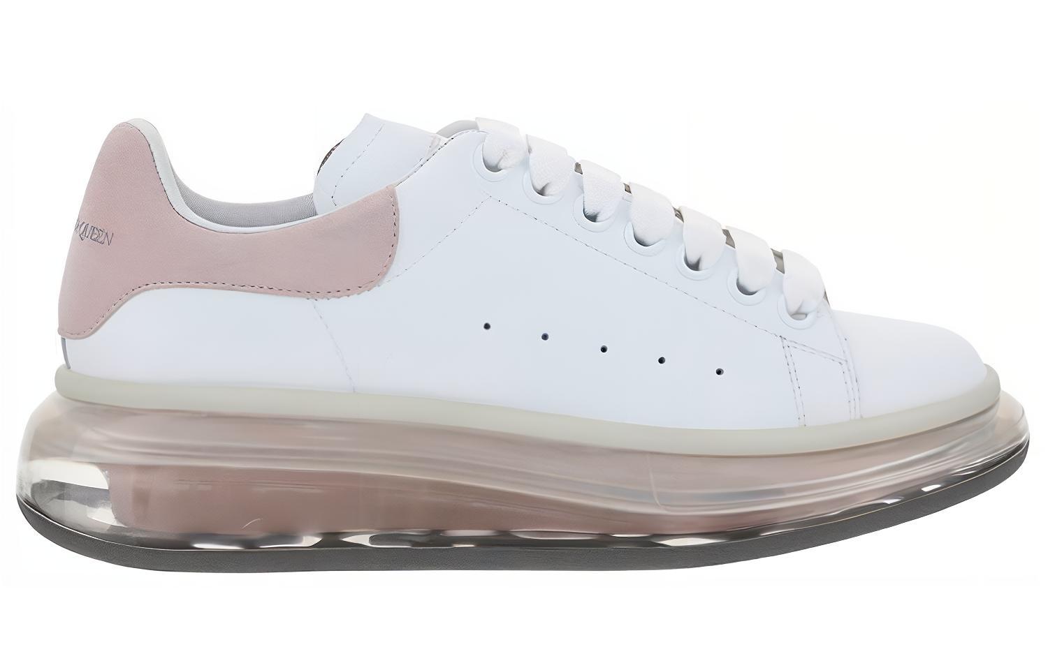 Order (W) Alexander McQueen Sepatu 'Putih Pink' 612744WHXMA9194