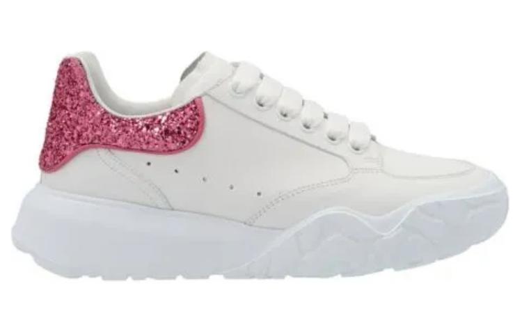 Order (W) Alexander McQueen Sepatu 'Putih Pink' 657566WIA9F9287