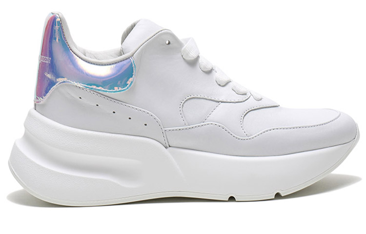 Order (W) Alexander McQueen Sneaker 'Putih Berkilau' 586410WHXI49035