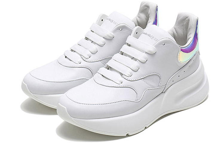 Lookbook (W) Alexander McQueen Sneaker 'Putih Berkilau' 586410WHXI49035