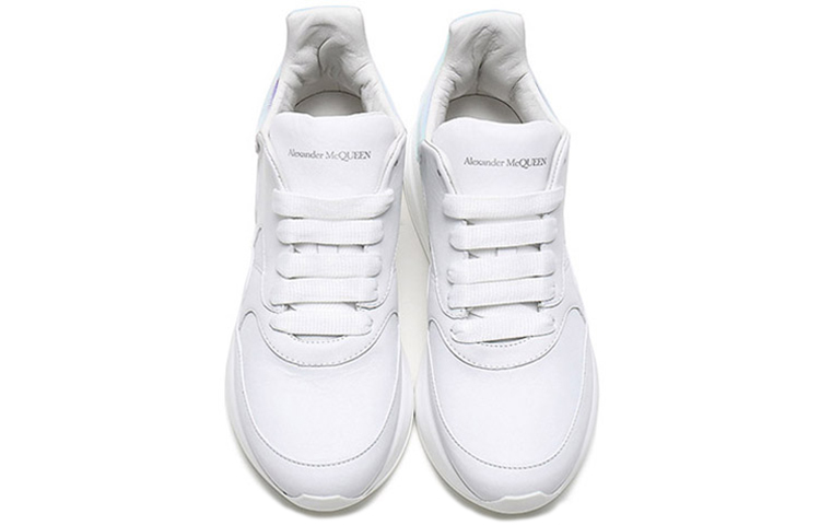 Shop (W) Alexander McQueen Sneaker 'Putih Berkilau' 586410WHXI49035