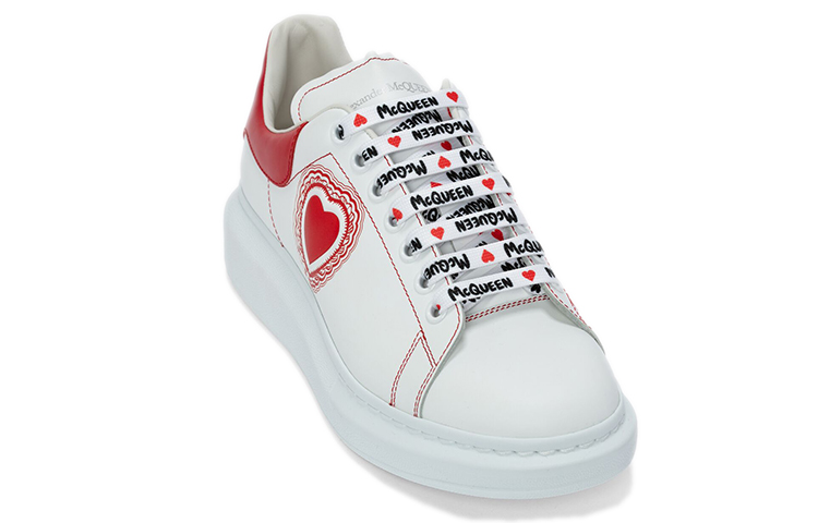 (W) Alexander McQueen Sneaker 'White Red' 圖 3