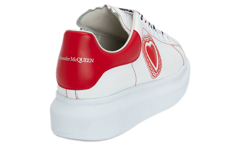 (W) Alexander McQueen Sneaker 'White Red' 圖 4