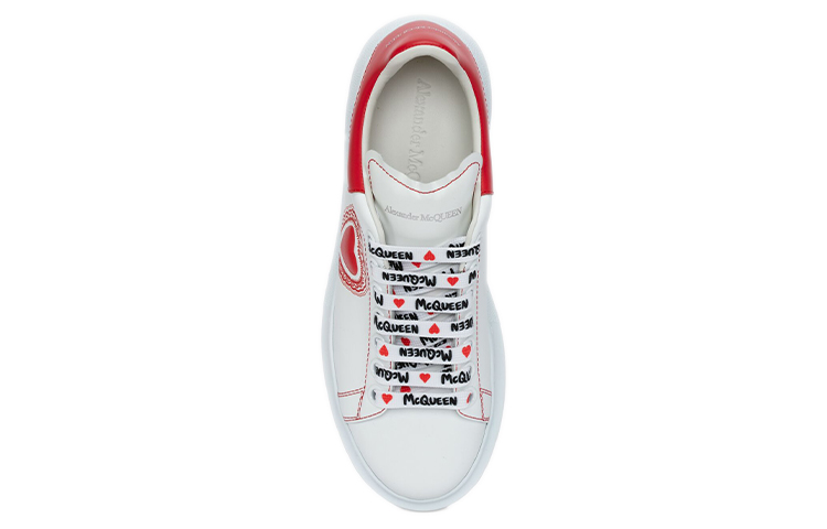 (W) Alexander McQueen Sneaker 'White Red' 圖 5