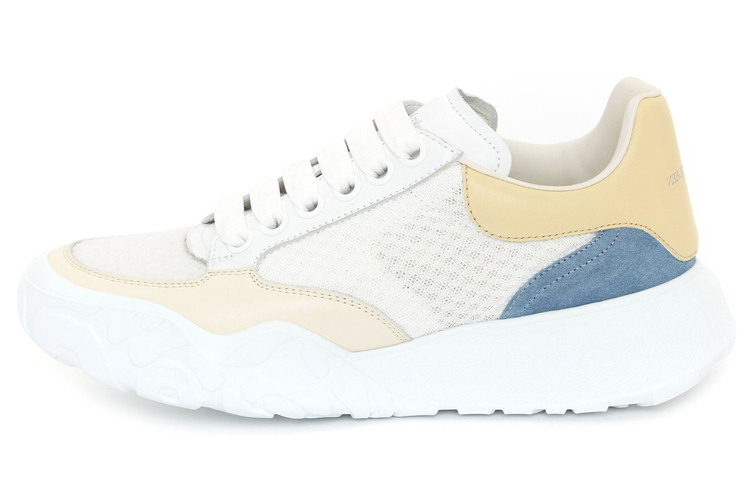 (Women) Alexander McQueen Sneaker 'White Yellow' 666417W4QH39425