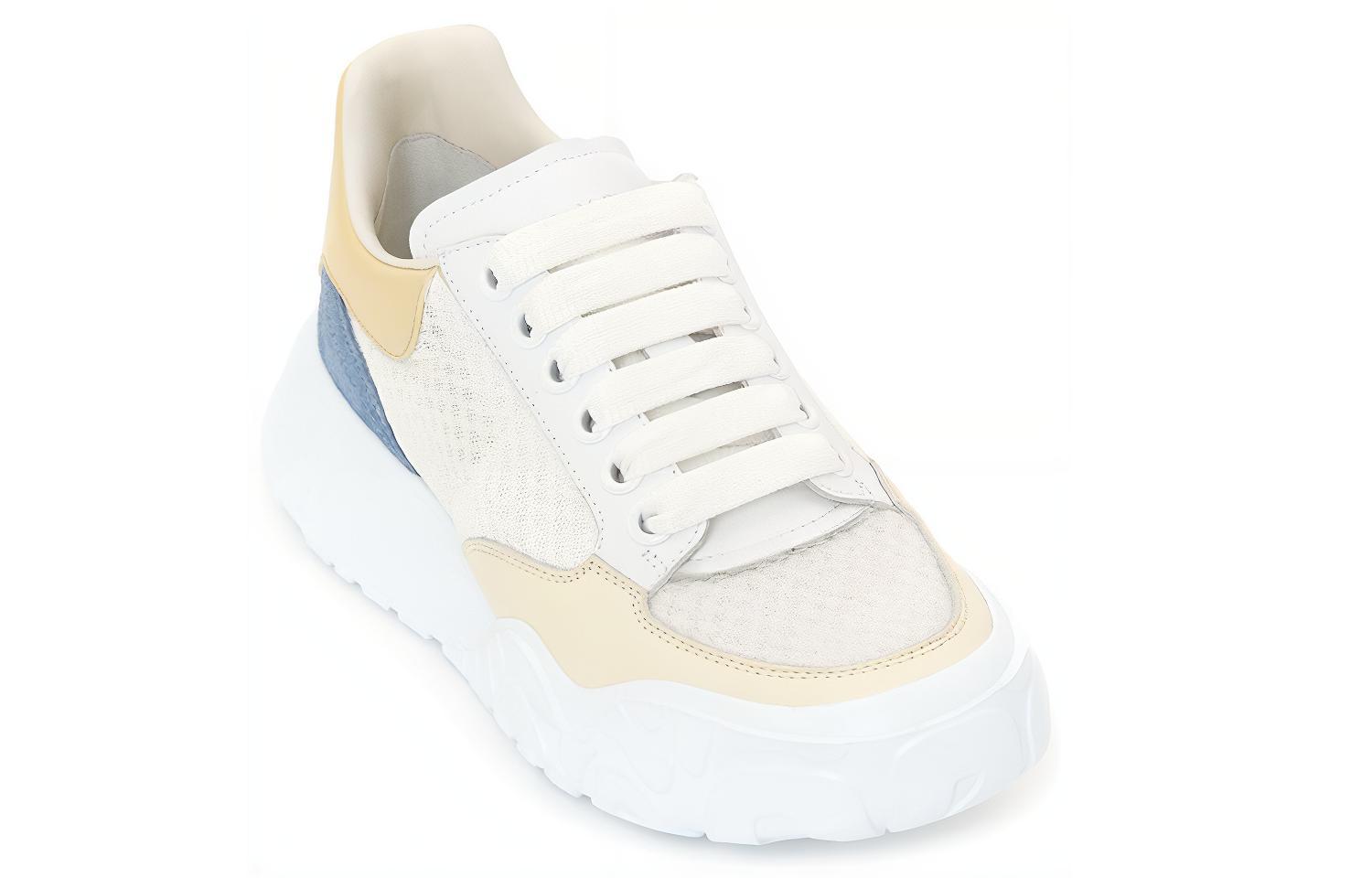 Lookbook (W) Alexander McQueen Sepatu 'Putih Kuning' 666417W4QH39425