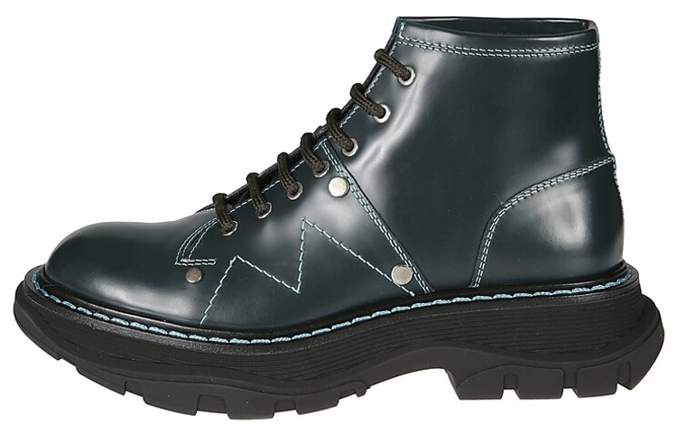 (Women) Alexander McQueen Sneaker Boot 'Green Silver' 595469WHZ883128