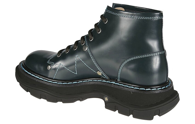 Shop (W) Bottes Sneaker Alexander McQueen ''Vert Argent'' 595469WHZ883128