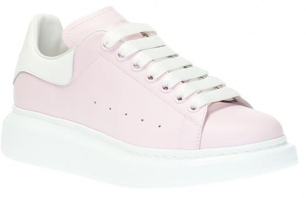 (W) Alexander McQueen Sneaker Low 'Pink' Wanita 558943WHGP58254 Lookbook (W) Alexander McQueen Sneaker Low 'Pink' Wanita 558943WHGP58254