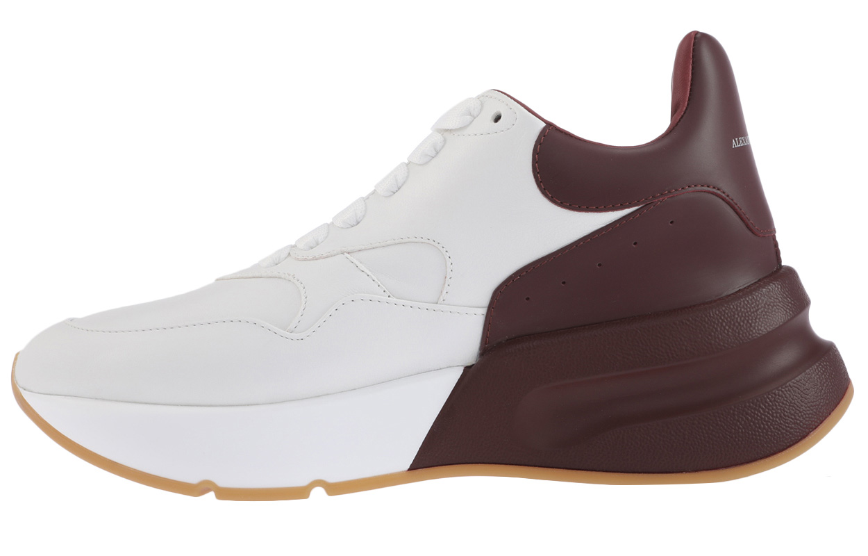 (W) Alexander McQueen Sneakers 'White Brown Patchwork'