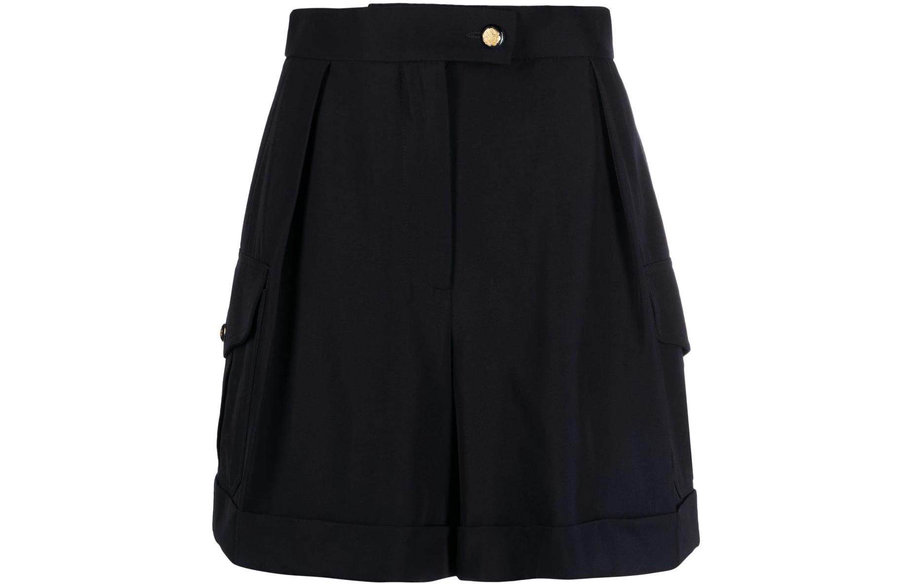 Order (Women) Alexander McQueen Solid High-Waisted Cargo Shorts Women’s 757639-QJACF-4100