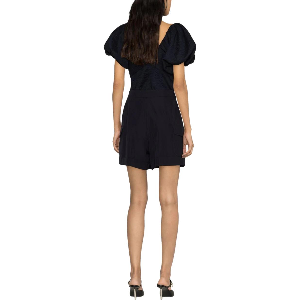 Shop (Women) Alexander McQueen Solid High-Waisted Cargo Shorts Women’s 757639-QJACF-4100