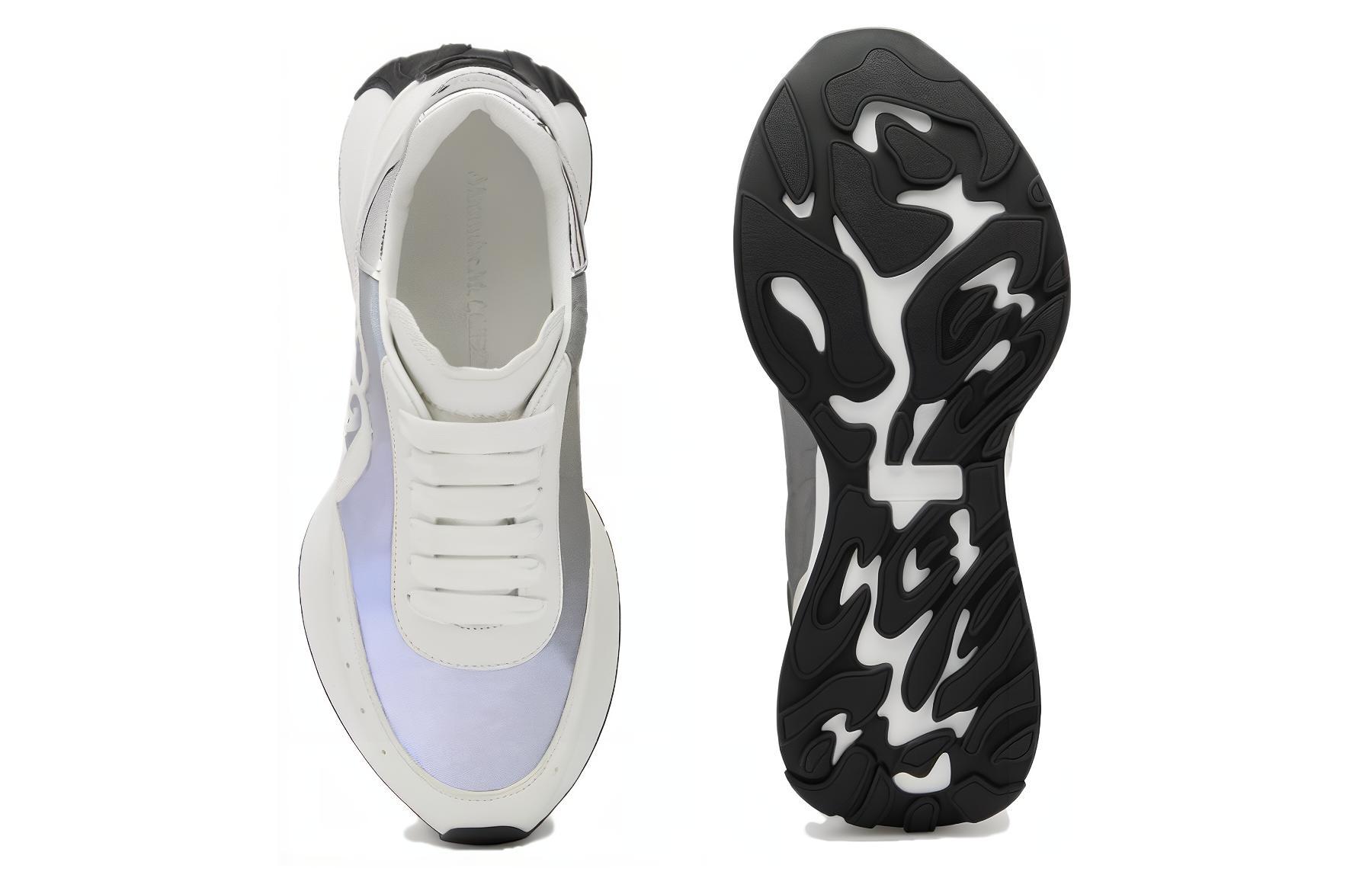 Purchase (W) Alexander McQueen Sprint ''Komfort Einfach Niedrig Weiß'' 781510W4XL11224