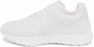 (Women) Alexander McQueen Sprint Runner 'Embossed Seal Logo - White' 782630WIDN69000 (Women) Alexander McQueen Sprint Runner 'Embossed Seal Logo - White' 782630WIDN69000