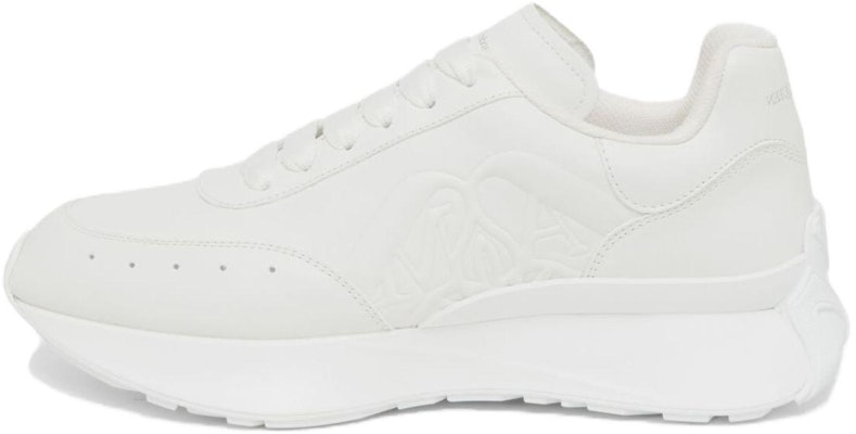 (Women) Alexander McQueen Sprint Runner 'Embossed Seal Logo - White' 782630WIDN69000 Buy (Women) Alexander McQueen Sprint Runner 'Embossed Seal Logo - White' 782630WIDN69000