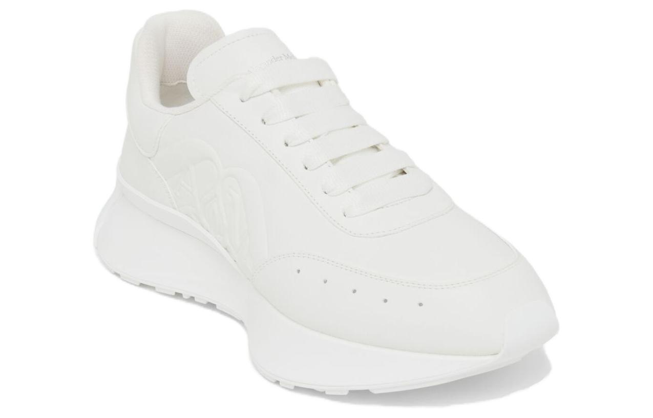 (W) Alexander McQueen Sprint RNNR 'Embossed Seal Logo - White' 圖 3