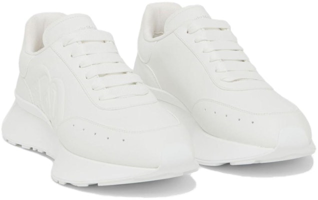 (Women) Alexander McQueen Sprint Runner 'Embossed Seal Logo - White' 782630WIDN69000 Shop (Women) Alexander McQueen Sprint Runner 'Embossed Seal Logo - White' 782630WIDN69000