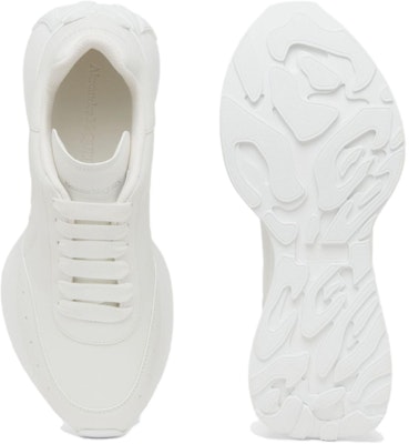(Women) Alexander McQueen Sprint Runner 'Embossed Seal Logo - White' 782630WIDN69000 Details for (Women) Alexander McQueen Sprint Runner 'Embossed Seal Logo - White' 782630WIDN69000