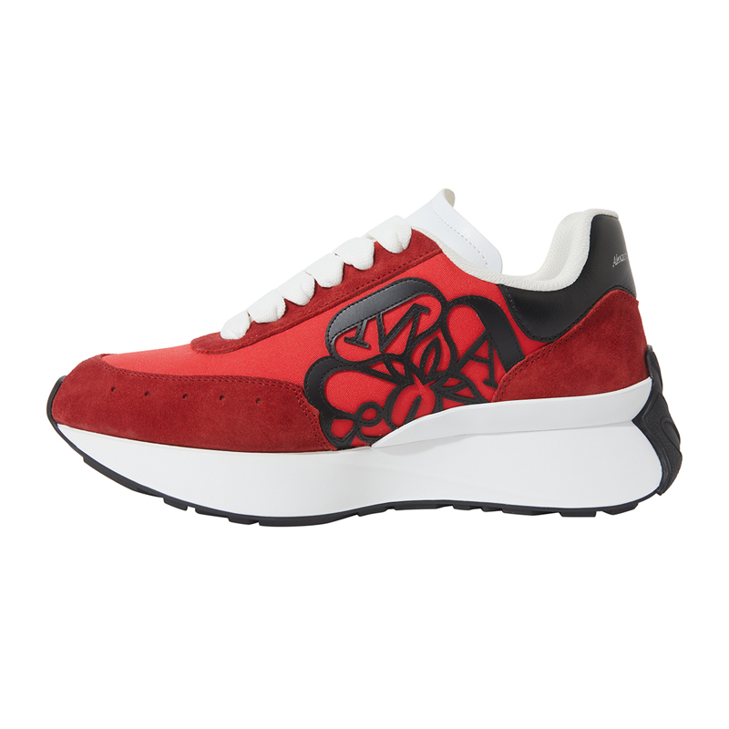 (Women) Alexander McQueen Sprint Runner 'Red Black' 687996W4T226475