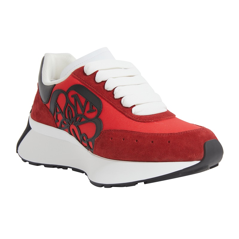 Lookbook (Women) Alexander McQueen Sprint Runner 'Red Black' 687996W4T226475
