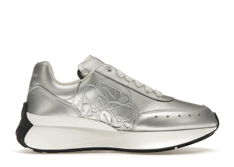 (Women) Alexander McQueen Sprint Runner 'Silver' 711104-W4SL4-8462