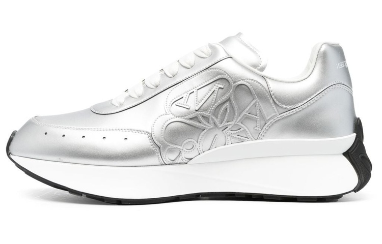Buy (Women) Alexander McQueen Sprint Runner 'Silver' 711104-W4SL4-8462
